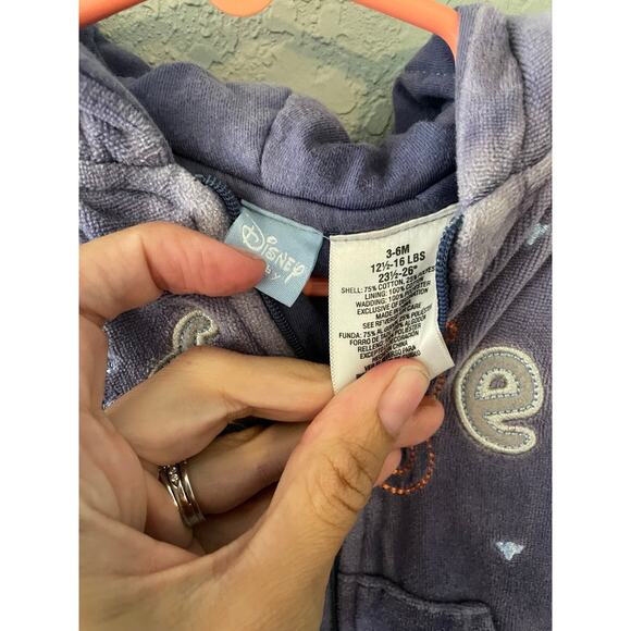 Disney 3-6 month snowsuit bunting suit Winnie The Pooh Jacket - Picture 4 of 6